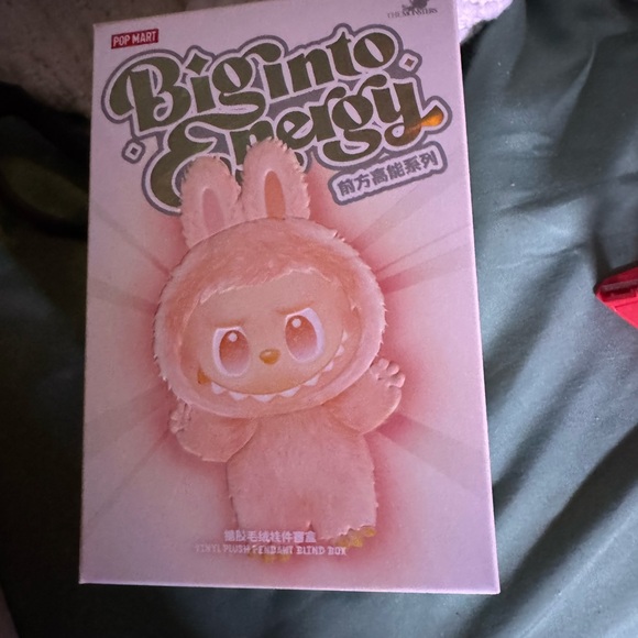 POP MART Other - POP MART Big Into Energy Pink Bunny Plush Toy